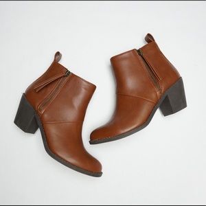 Brown ankle boots